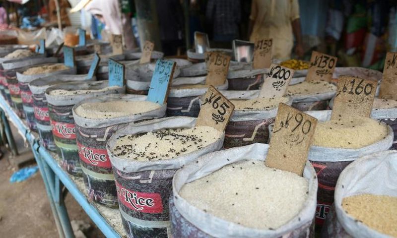 Markets in Karachi have been overwhelmed by flies, after heavy rains inundated the city