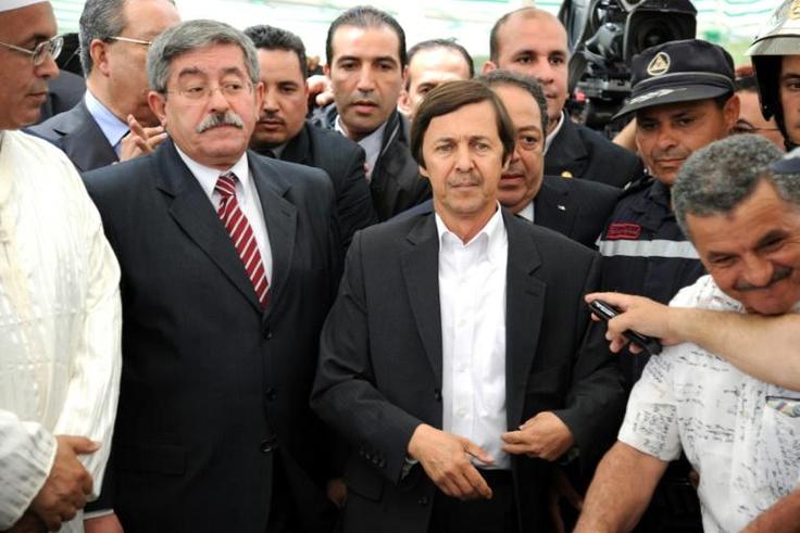 Said Bouteflika (C-R), was seen as the real power behind his brother, former Algerian president Abdelaziz Bouteflika