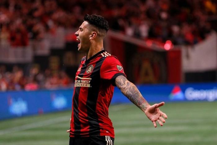Franco Escobar scored the only goal in Atlanta United's 1-0 victory over visiting New England on Saturday in the Major League Soccer playoffs