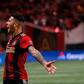 Franco Escobar scored the only goal in Atlanta United's 1-0 victory over visiting New England on Saturday in the Major League Soccer playoffs
