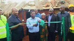 Politician reportedly commissions mud house he has built for poor widow