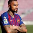 Kevin-Prince Boateng in Barca shirt