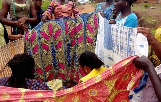 Woman in labour delivers baby on the road