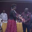 Mrs. Theresa Ayoade, H.E Nana Addo and Obuor