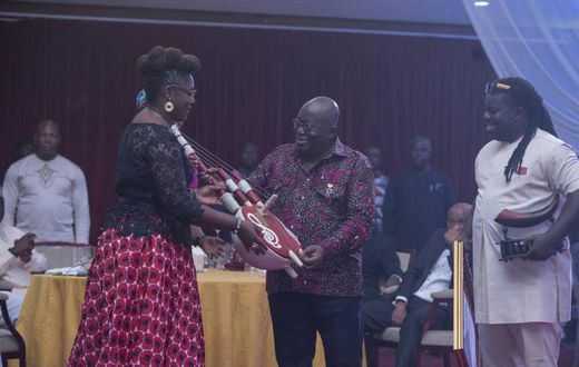 Mrs. Theresa Ayoade, H.E Nana Addo and Obuor