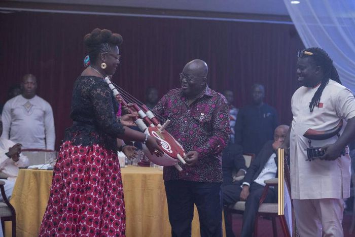 Mrs. Theresa Ayoade, H.E Nana Addo and Obuor