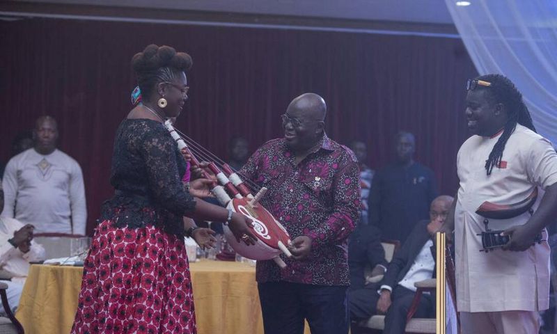 Mrs. Theresa Ayoade, H.E Nana Addo and Obuor