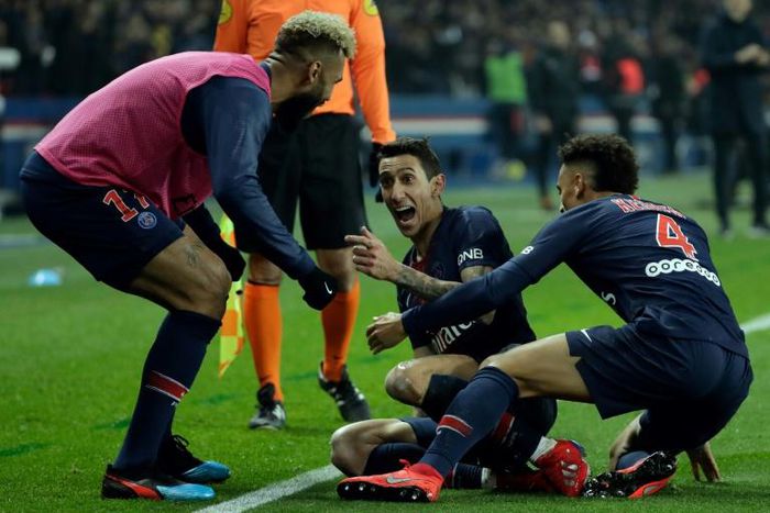 Di Maria scored twice as PSG cruised to victory