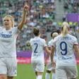 Lyon's Norwegian striker Ada Hegerberg has set a new goal scoring record