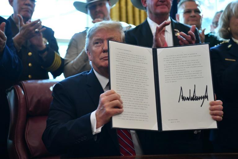 Trump signs first veto to secure funding for border wall | Pulse Ghana