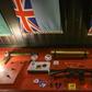 War memorabilia found on 1982 Falkland War's battle fields is displayed at The Globe Tavern in Stanley