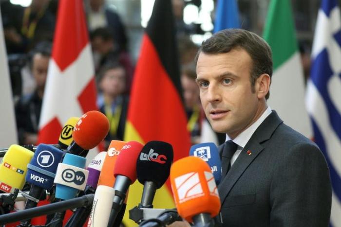 French President Emmanuel Macron endorsed the European Commission's plan to move towards a more assertive position towards China