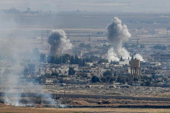 The ethnically divided Kurdish-held border town of Ras al-Ain is one of the key targets of Turkey's nearly week-old invasion and has ome under heavy bombardment