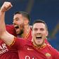 Jordan Veretout (R) and Nicolo Zaniolo (L) scored the goals that helped Roma to victory over Napoli