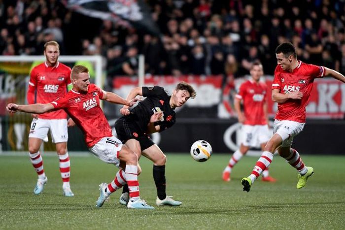 Daniel James (C) is Manchester United's joint-leading scorer this season with three goals