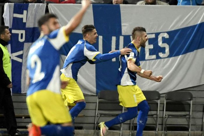 Valon Berisha scored Finland's first ever competive goal in Finland in the World Cup in 2016.