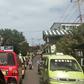 The earthquake in Ambon, capital of the Maluku islands in Indonesia, prompted panic by local residents who fled to hifgher ground for fear of a possible tsunami