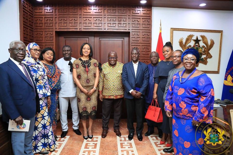 Nana Addo with EC bosses