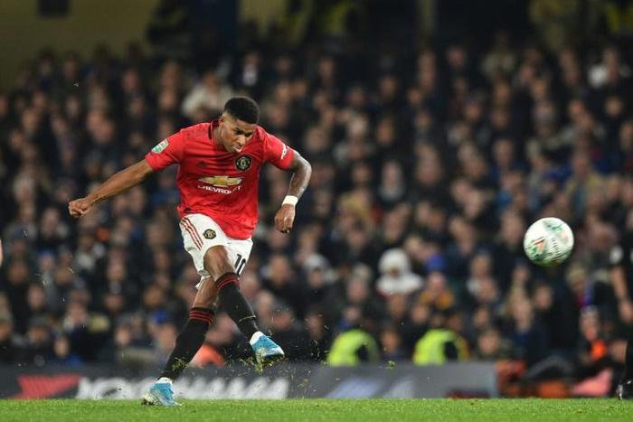 Manchester United's confidence is on the rise thanks to three successive away wins says striker Marcus Rashford whose double saw off Chelsea in the fourth round of the League Cup