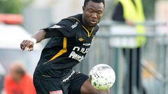 Gideon Baah's delicious free-kick