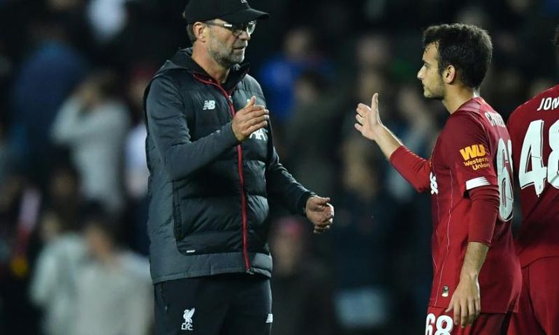 Liverpool's Spanish midfielder Pedro Chirivella was ineligible to face Milton Keynes Dons
