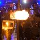 Anti-riot police in action against pro-separatist demonstrations in Catalonia on October 17