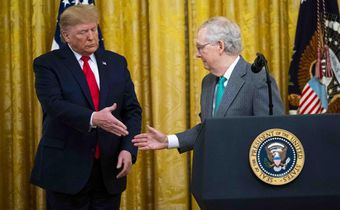 In Louisiana, Trump Attacks 'Deranged' Impeachment Inquiry and 'Radical' Governor