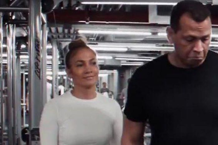 A-Rod Just Posted A Workout Video With J.Lo