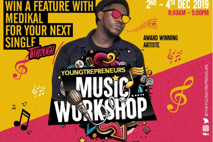 Win up to 30,000 GHC investment and a feature from Medikal for your next single.