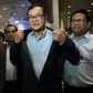 Cambodia's exiled opposition leader Sam Rainsy arrived in Malaysia after being barred in Paris from getting on a flight to Thailand