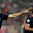 Robert Lewandowski scored twice at Olympiakos on Tuesday as Bayern Munich came from behind to win 3-2 in Athens in the Champions League.