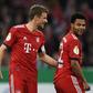 Thomas Mueller (L) deserves more respect than to be left on the bench by Bayern Munich, club team-mate Serge Gnabry (R) said Friday.