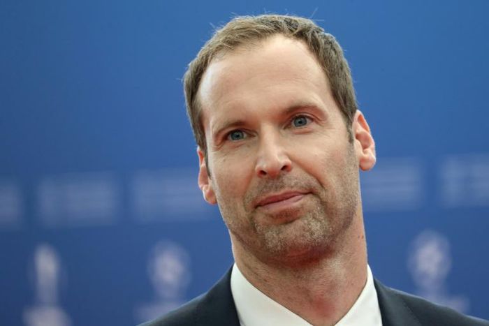 Ice cool: Petr Cech has signed to play for an ice hockey club