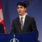 Canadian Prime Minister Justin Trudeau (R), flanked by his Minister of Defense Harjit Singh Sajjan (L) in 2017 -- Trudeau is a fervent advocate of Canadian multiculturalism