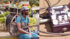 This talented man is a walking orchestra who plays 10 instruments at a go (video)