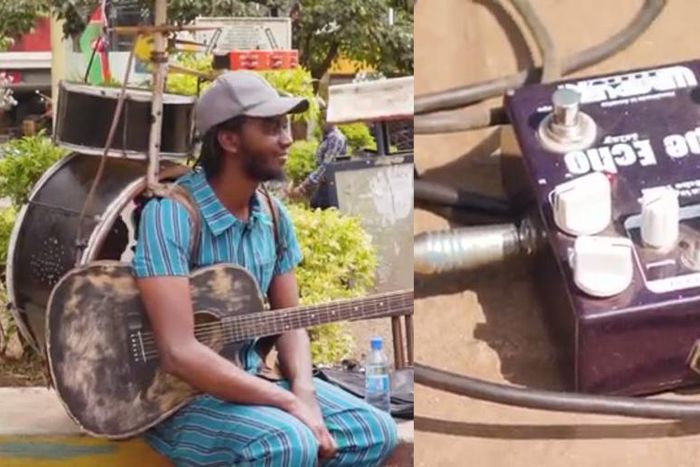 This talented man is a walking orchestra who plays 10 instruments at a go (video)