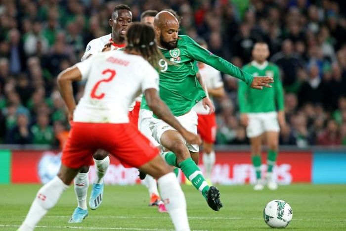 David McGoldrick shot the Republic of Ireland's late equaliser against Switzerland in Dublin