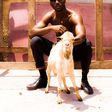 Joey B with a goat