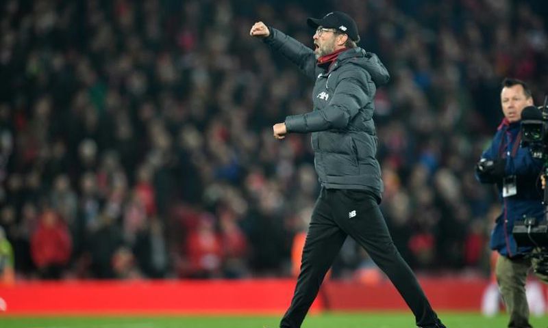 Jurgen Klopp's Liverpool have only dropped points once this season