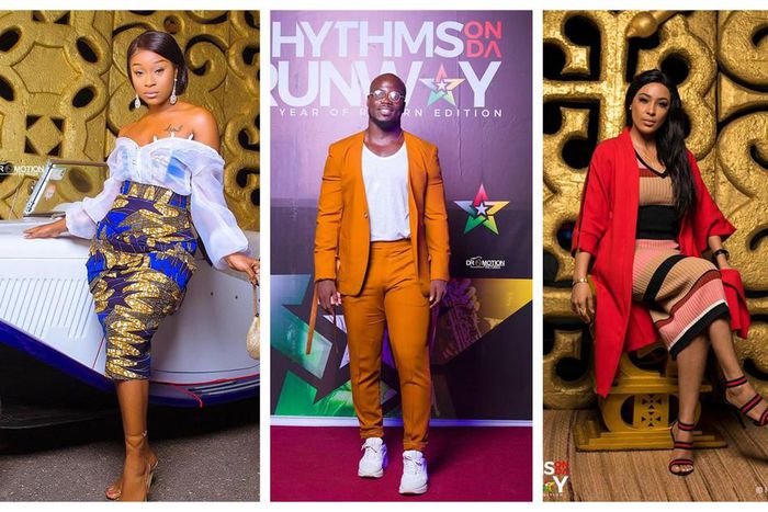 Efia Odo, Stephen Appiah and Nikki Samonas