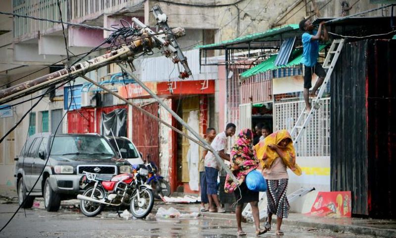 Idai tore into central Mozambique on Thursday before continuing on to Zimbabwe