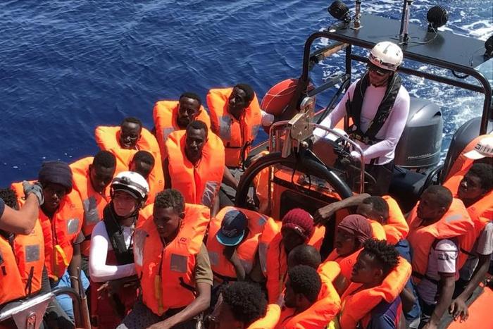 The offering of a safe port to the Ocean Viking is a reversal of the hardline stance taken by Italy's ex-interior minister Matteo Salvini last year