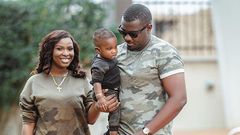 John Dumelo, Gifty and John Dumelo Jnr