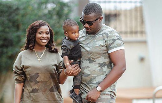 John Dumelo, Gifty and John Dumelo Jnr