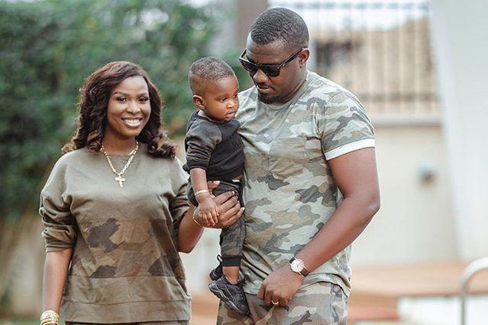 John Dumelo, Gifty and John Dumelo Jnr