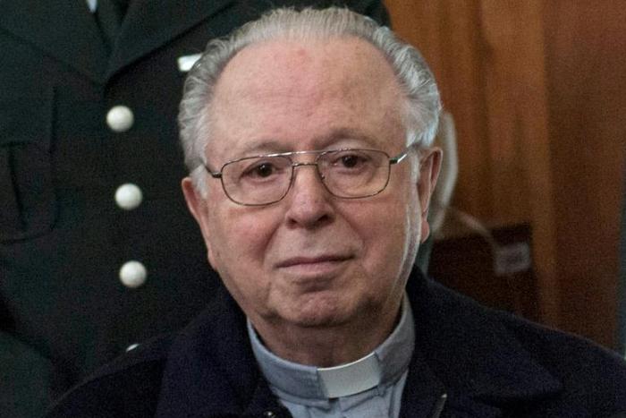 Chilean priest Fernando Karadima, pictured in 2015, was eventually defrocked after the Church had spent years covering up his abuse