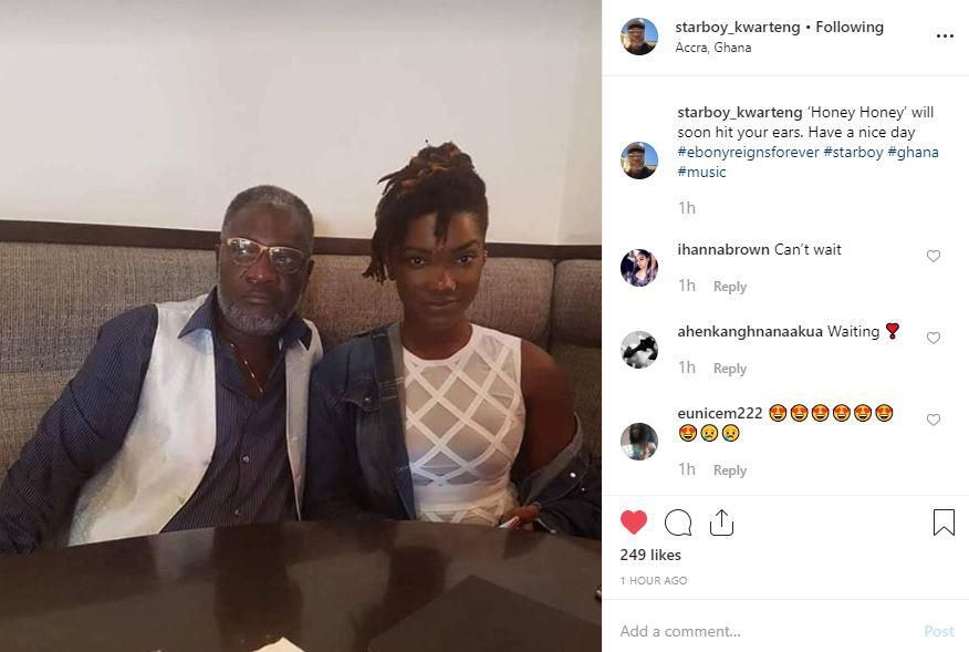 Starboy Kwarteng annouce new Ebony song