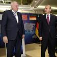 Turkey's Interior Minister Suleyman Soylu (R) and European Commissioner for Migration, Dimitris Avramopoulos meet to discuss cooperation on migration management in Ankara, Turkey, October 3, 2019