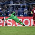 Mertens' penalty helped Napoli down holders Liverpool