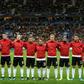 Albania's players were left bemused when the wrong anthem was played